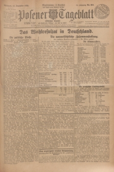 Posener Tageblatt (Posener Warte). Jg.63, Nr. 284 (10 Dezember 1924) + dod.