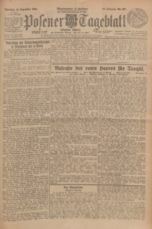 Posener Tageblatt (Posener Warte). Jg.63, Nr. 295 (23 Dezember 1924) + dod.