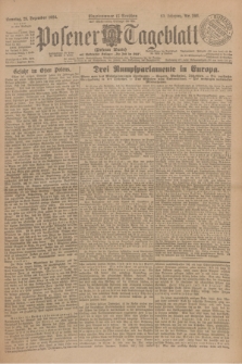 Posener Tageblatt (Posener Warte). Jg.63, Nr. 298 (28 Dezember 1924) + dod.