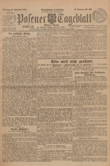 Posener Tageblatt (Posener Warte). Jg.63, Nr. 299 (30 Dezember 1924) + dod.