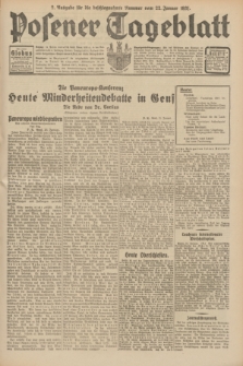 Posener Tageblatt. Jg.70, Nr. 17 (22 Januar 1931) + dod. [po konfiskacie]
