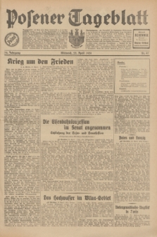 Posener Tageblatt. Jg.70, Nr. 97 (29 April 1931) + dod.