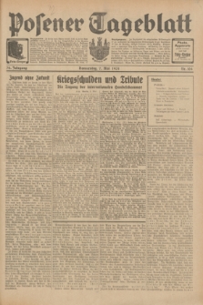 Posener Tageblatt. Jg.70, Nr. 104 (7 Mai 1931) + dod.