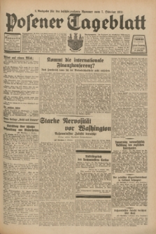 Posener Tageblatt. Jg.70, Nr. 230 (7 Oktober 1931) + dod. [po konfiskacie]