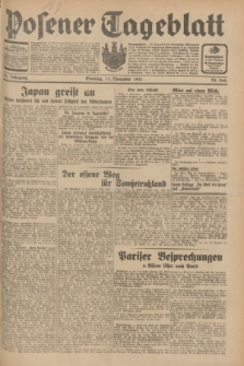 Posener Tageblatt. Jg.70, Nr. 264 (15 November 1931) + dod.