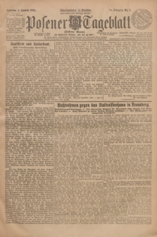 Posener Tageblatt (Posener Warte). Jg.64, Nr. 3 (4 Januar 1925) + dod.