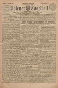 Posener Tageblatt (Posener Warte). Jg.64, Nr. 4 (6 Januar 1925) + dod.