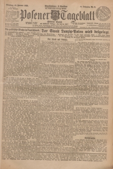 Posener Tageblatt (Posener Warte). Jg.64, Nr. 9 (13 Januar 1925) + dod.