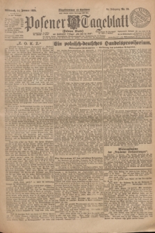 Posener Tageblatt (Posener Warte). Jg.64, Nr. 10 (14 Januar 1925) + dod.