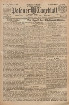 Posener Tageblatt (Posener Warte). Jg.64, Nr. 17 (22 Januar 1925) + dod.