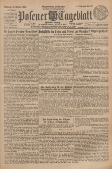 Posener Tageblatt (Posener Warte). Jg.64, Nr. 22 (28 Januar 1925) + dod.