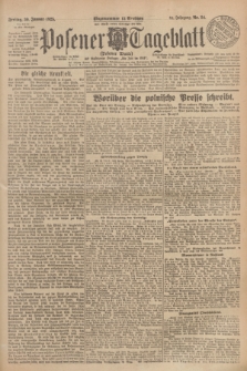 Posener Tageblatt (Posener Warte). Jg.64, Nr. 24 (30 Januar 1925) + dod.