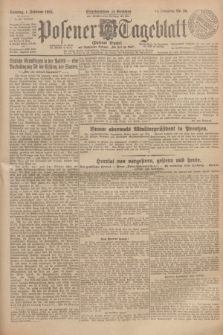 Posener Tageblatt (Posener Warte). Jg.64, Nr. 26 (1 Februar 1925) + dod.