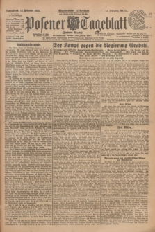 Posener Tageblatt (Posener Warte). Jg.64, Nr. 37 (14 Februar 1925) + dod.