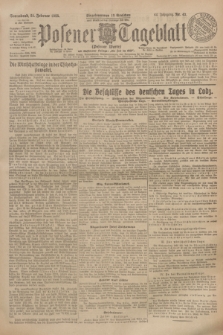 Posener Tageblatt (Posener Warte). Jg.64, Nr. 43 (21 Februar 1925) + dod.