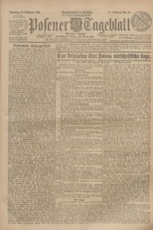 Posener Tageblatt (Posener Warte). Jg.64, Nr. 45 (24 Februar 1925) + dod.