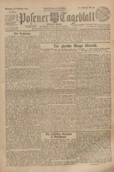 Posener Tageblatt (Posener Warte). Jg.64, Nr. 46 (25 Februar 1925) + dod.