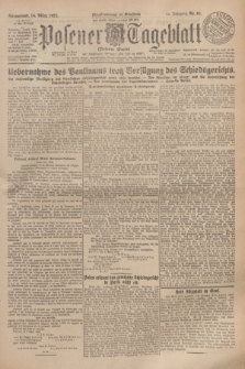 Posener Tageblatt (Posener Warte). Jg.64, Nr. 61 (14 März 1925) + dod.
