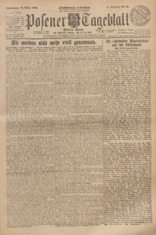 Posener Tageblatt (Posener Warte). Jg.64, Nr. 65 (19 März 1925) + dod.