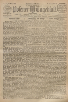 Posener Tageblatt (Posener Warte). Jg.64, Nr. 74 (29 März 1925) + dod.