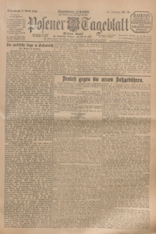 Posener Tageblatt (Posener Warte). Jg.64, Nr. 79 (4 April 1925) + dod.