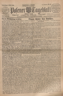 Posener Tageblatt (Posener Warte). Jg.64, Nr. 83 (9 April 1925) + dod.