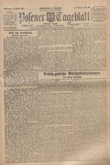 Posener Tageblatt (Posener Warte). Jg.64, Nr. 86 (15 April 1925) + dod.