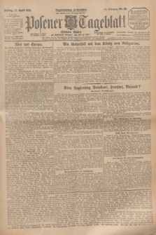 Posener Tageblatt (Posener Warte). Jg.64, Nr. 88 (17 April 1925) + dod.