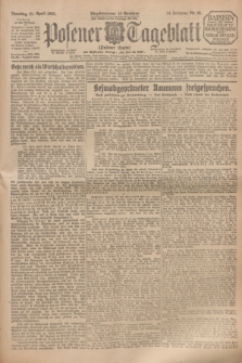 Posener Tageblatt (Posener Warte). Jg.64, Nr. 91 (21 April 1925) + dod.
