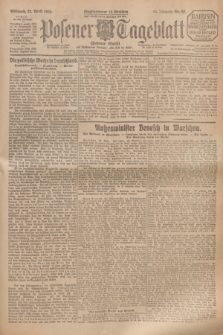 Posener Tageblatt (Posener Warte). Jg.64, Nr. 92 (22 April 1925) + dod.