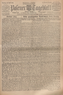 Posener Tageblatt (Posener Warte). Jg.64, Nr. 96 (26 April 1925) + dod.