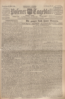Posener Tageblatt (Posener Warte). Jg.64, Nr. 99 (30 April 1925) + dod.