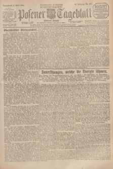 Posener Tageblatt (Posener Warte). Jg.64, Nr. 107 (9 Mai 1925) + dod.
