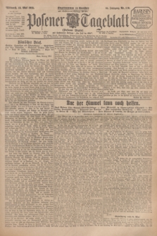 Posener Tageblatt (Posener Warte). Jg.64, Nr. 110 (13 Mai 1925) + dod.