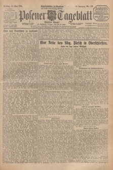 Posener Tageblatt (Posener Warte). Jg.64, Nr. 112 (15 Mai 1925) + dod.