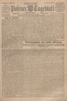 Posener Tageblatt (Posener Warte). Jg.64, Nr. 113 (16 Mai 1925) + dod.