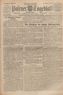 Posener Tageblatt (Posener Warte). Jg.64, Nr. 117 (21 Mai 1925) + dod.