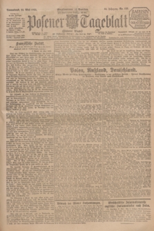 Posener Tageblatt (Posener Warte). Jg.64, Nr. 118 (23 Mai 1925) + dod.