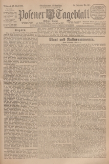 Posener Tageblatt (Posener Warte). Jg.64, Nr. 121 (27 Mai 1925) + dod.