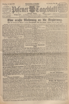 Posener Tageblatt (Posener Warte). Jg.64, Nr. 136 (16 Juni 1925) + dod.