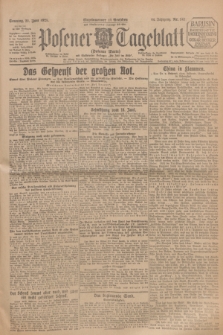 Posener Tageblatt (Posener Warte). Jg.64, Nr. 141 (21 Juni 1925) + dod.