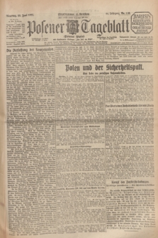 Posener Tageblatt (Posener Warte). Jg.64, Nr. 142 (23 Juni 1925) + dod.