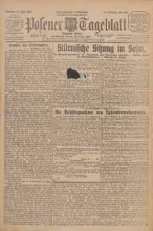 Posener Tageblatt (Posener Warte). Jg.64, Nr. 158 (12 Juli 1925) + dod.
