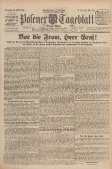Posener Tageblatt (Posener Warte). Jg.64, Nr. 164 (19 Juli 1925) + dod.