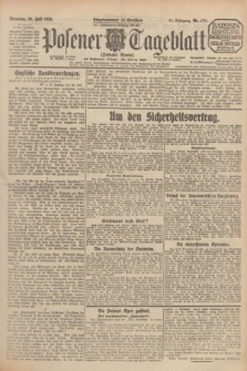 Posener Tageblatt (Posener Warte). Jg.64, Nr. 171 (28 Juli 1925) + dod.