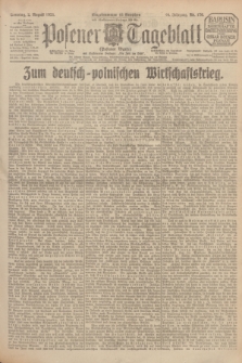Posener Tageblatt (Posener Warte). Jg.64, Nr. 176 (2 August 1925) + dod.