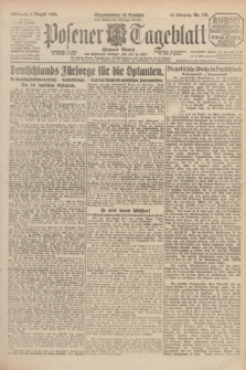 Posener Tageblatt (Posener Warte). Jg.64, Nr. 178 (5 August 1925) + dod.