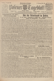 Posener Tageblatt (Posener Warte). Jg.64, Nr. 180 (7 August 1925) + dod.