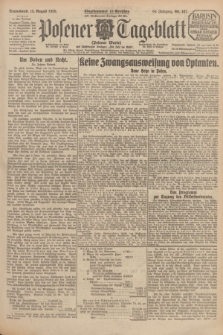 Posener Tageblatt (Posener Warte). Jg.64, Nr. 187 (15 August 1925) + dod.