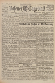 Posener Tageblatt (Posener Warte). Jg.64, Nr. 194 (25 August 1925) + dod.